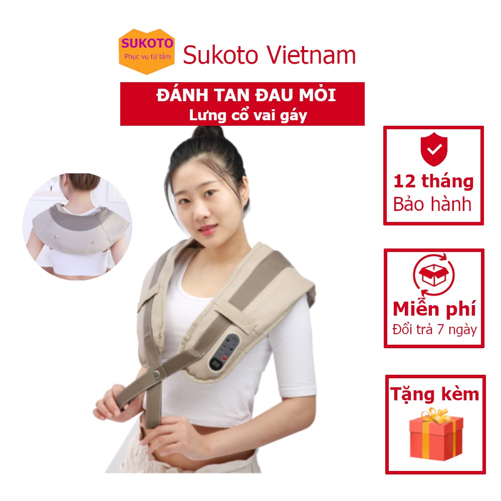 Máy Đấm Lưng, Đai Massage Quà Tặng Mẹ Cao Cấp